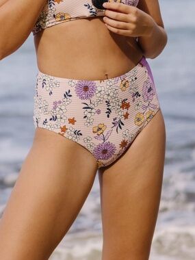 💜🪻Lilac Beach Zip Pocket Bottom 💦